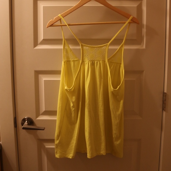 Crochet Yellow Tank Top - Picture 2 of 2